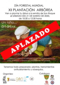 CARTEL APLAZADO PLANTACION ARBOREA