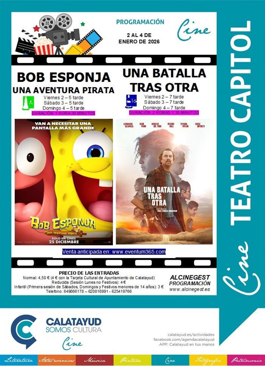 CARTELERA CINE CAPITOL