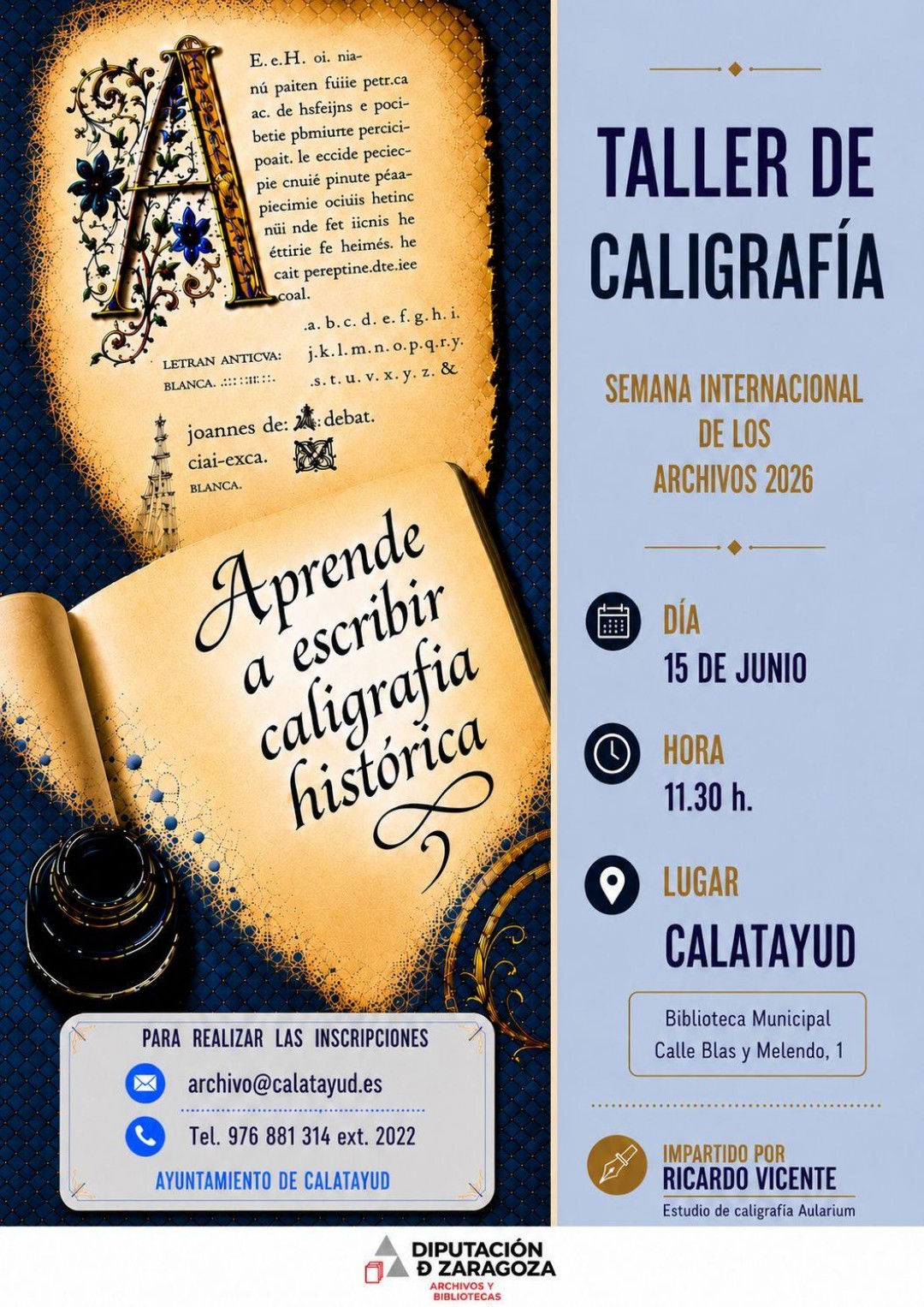 TALLER DE CALIGRAFIA