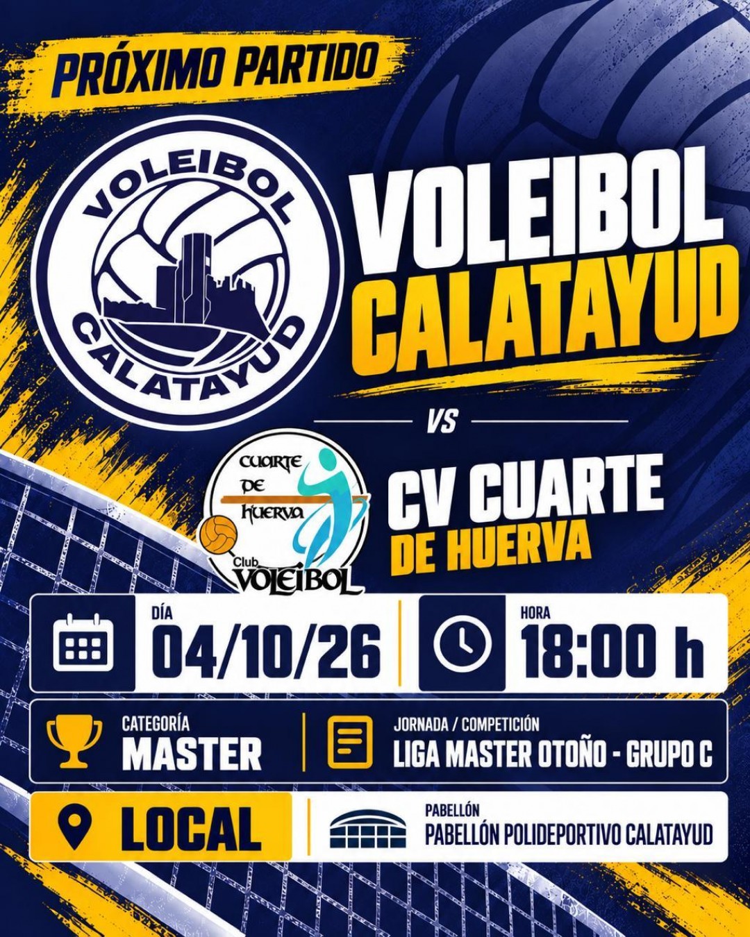 VOLEIBOL CALATAYUD CATEGORÍA MASTER