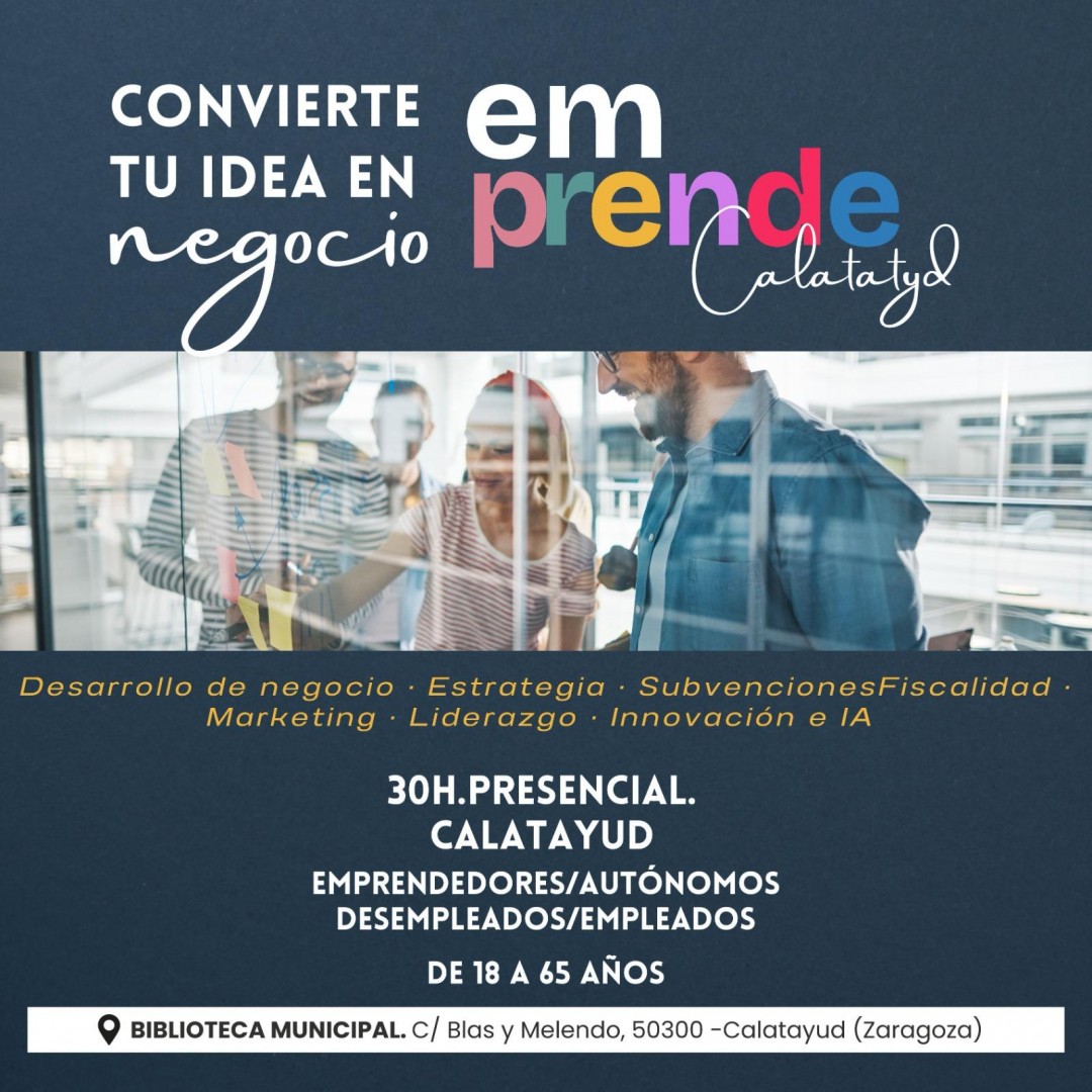 CALATAYUD CURSO DE EMPRENDEDORES