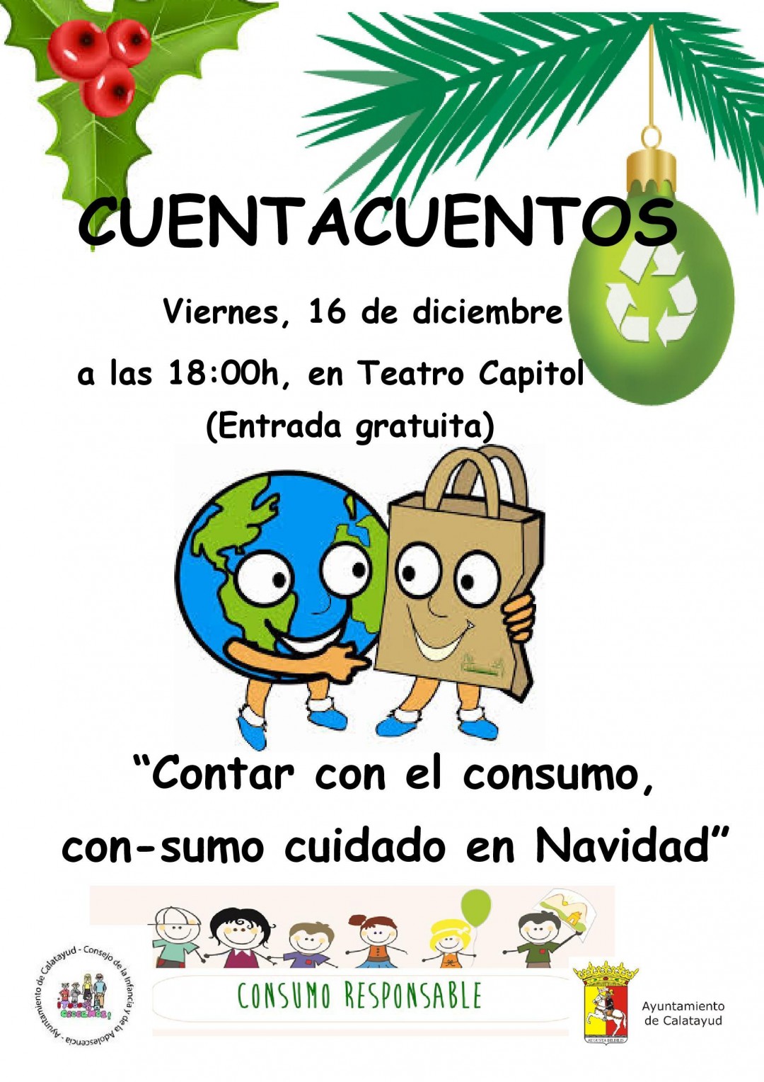 cuentacuentos "contar con el consumo, consumo cuidado en