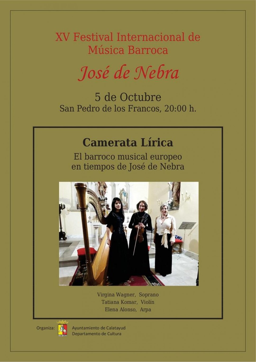 xv festival internacional de musica barroca "josé de nebra"
