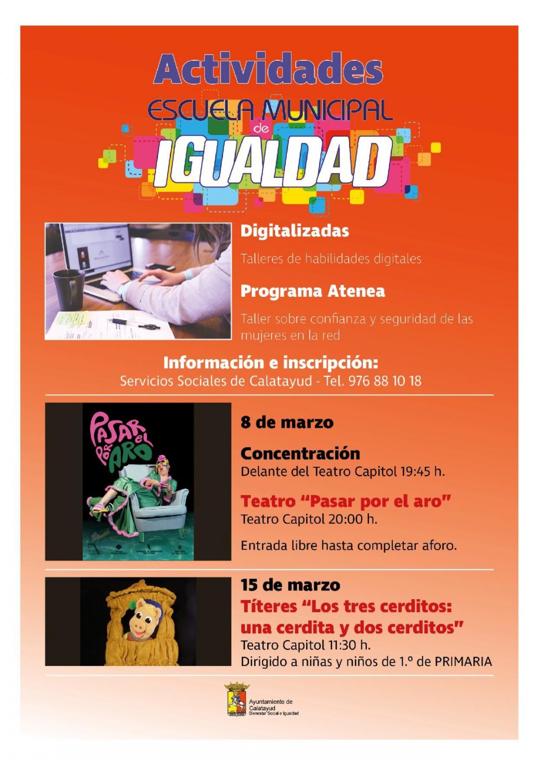 actividades escuela municipal de igualdad