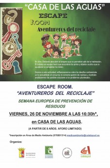 ESCAPE ROOM. AVENTUREROS DEL RECICLAJE