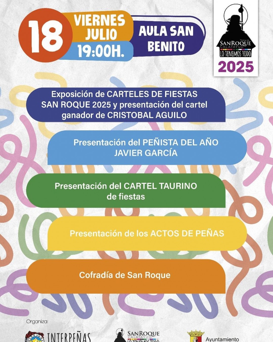PRESENTACIÓN DE LOS CARTELES DE INTERPEÑAS