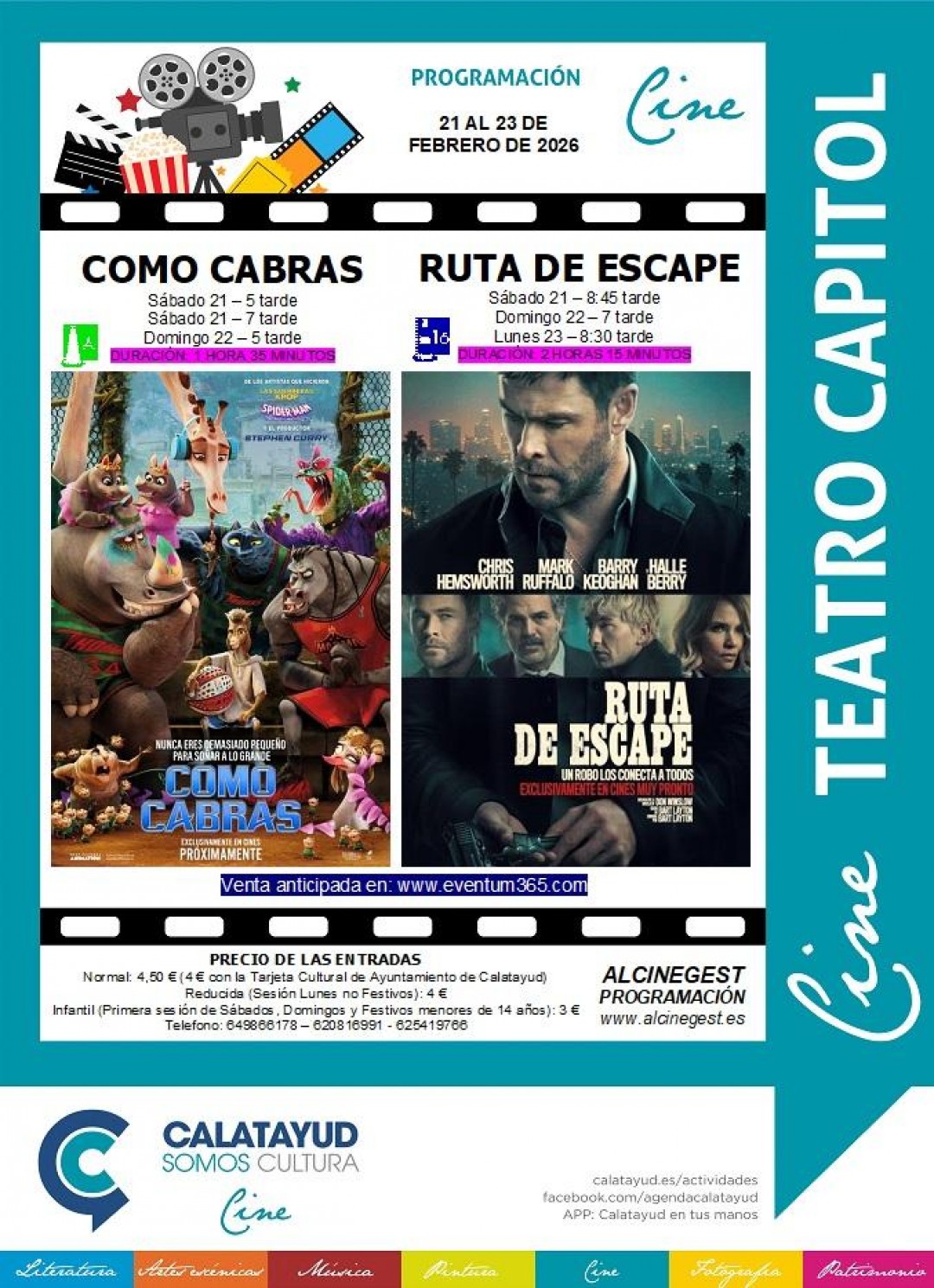 CARTELERA CINE CAPITOL