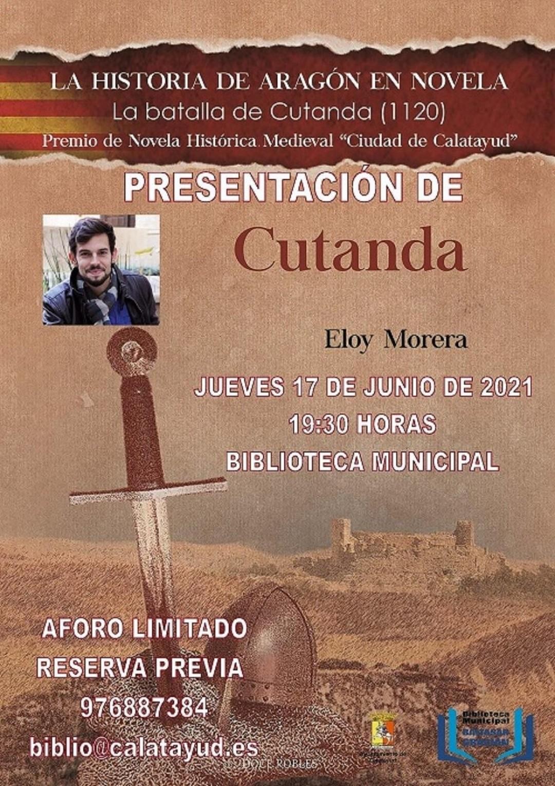 Apto Jugar con Óptima entrega del premio de novela histórica 'ciudad de calatayud' a eloy morera  por 'cutanda'