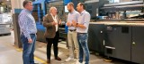 El director general de Elmeg visita la planta de Calatayud para la que tienen nuevos proyectos