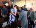 El consejero de Sanidad recibe a los nuevos residentes del Sector Sanitario de Calatayud