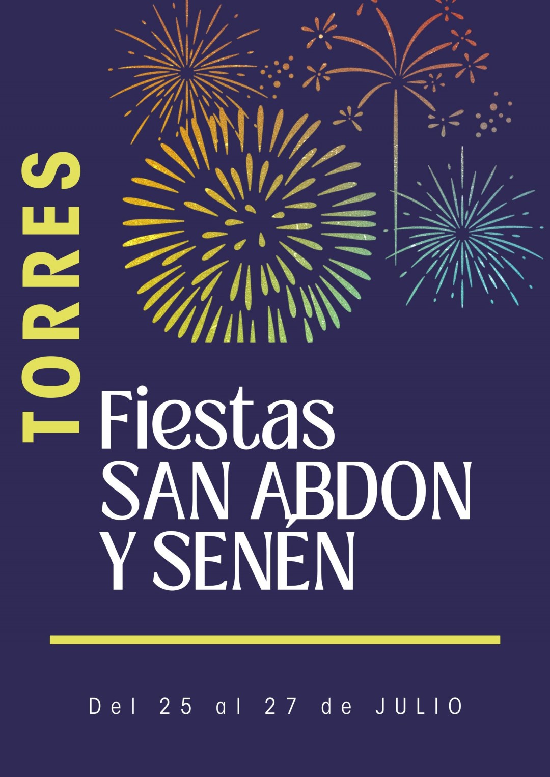 Cartel Fiestas de Torres 