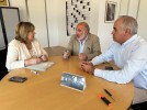 Reunión con la consejera de Educación sobre los proyectos en marcha