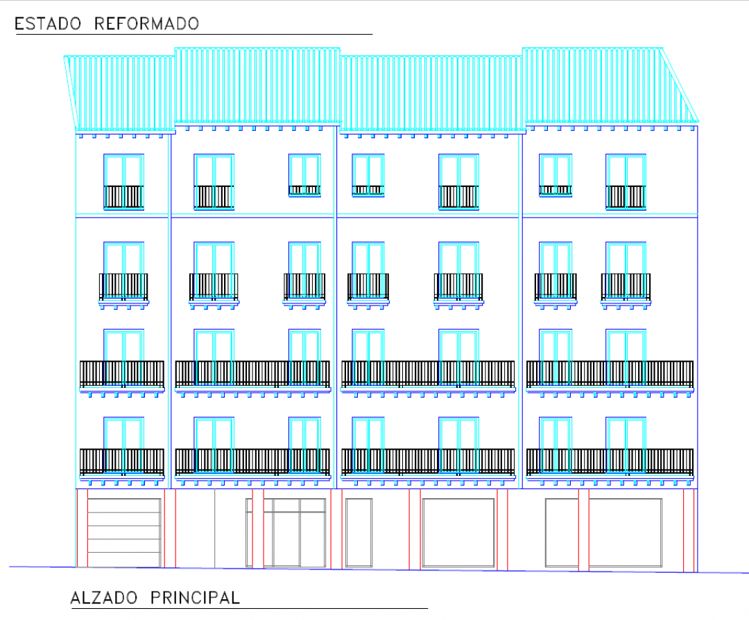 FACHADA CASA PLAZA DE ESPAÑA 